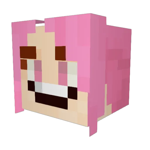 Micros1182 Minecraft avatar head, 3D render
