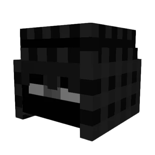 MicrosoftAgent3 Minecraft avatar head, 3D render