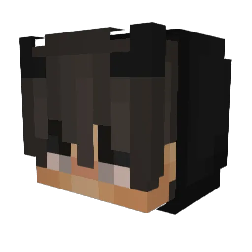 MicrosoftSMD Minecraft avatar head, 3D render