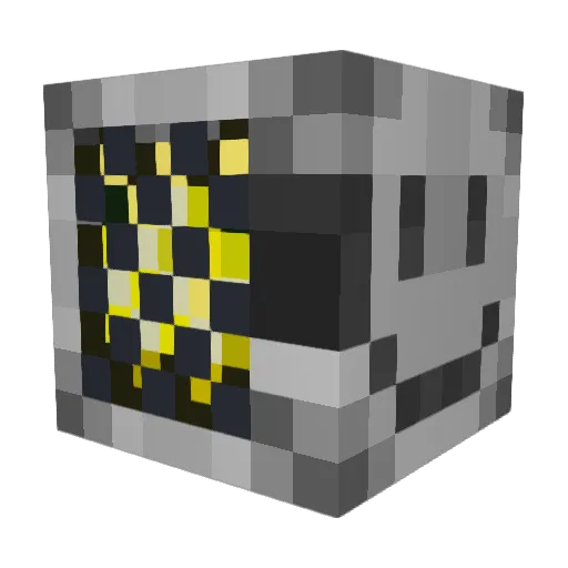 MicrowaveableLad Minecraft avatar head, 3D render