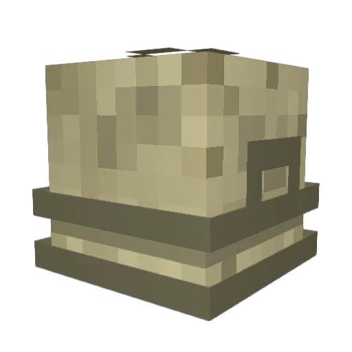 MicrowavedOrphan Minecraft avatar head, 3D render