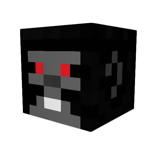 Microwavenue Minecraft avatar head, 3D render