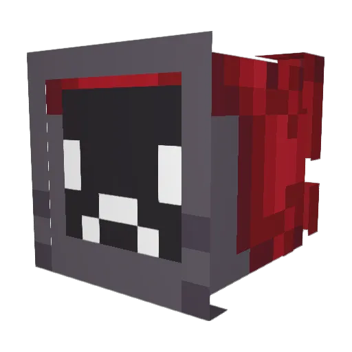 MicrowavesBlikeM Minecraft avatar head, 3D render