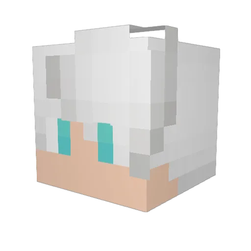 MicrozerTheRobot Minecraft avatar head, 3D render