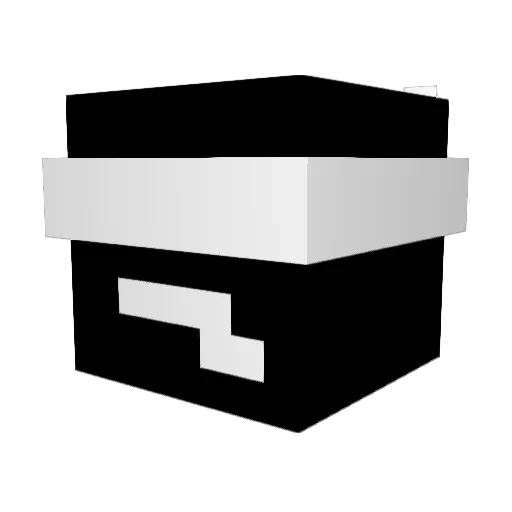 Micz4rd Minecraft avatar head, 3D render