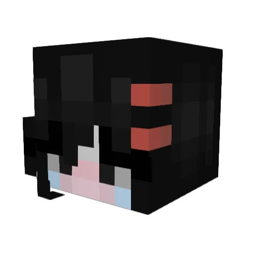 MidDusk Minecraft avatar head, 3D render