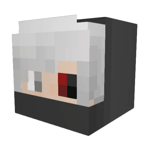 MidOne_ Minecraft avatar head, 3D render