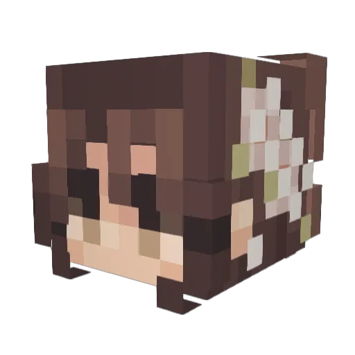 MidWinter6423 Minecraft avatar head, 3D render