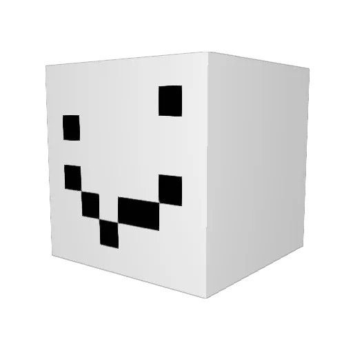 Midav120 Minecraft avatar head, 3D render