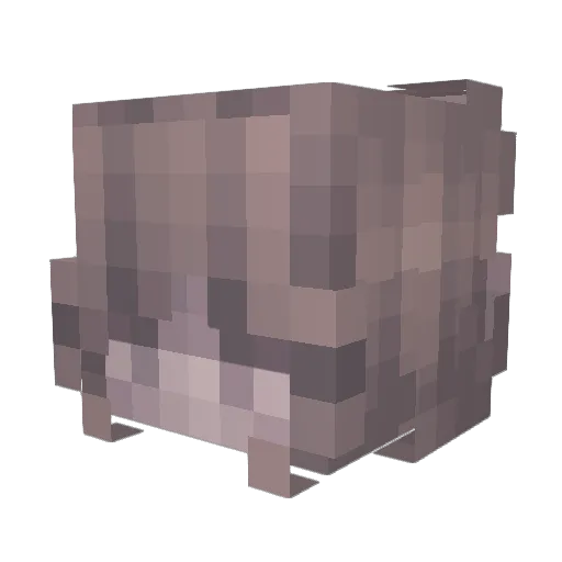 Middark123 Minecraft avatar head, 3D render