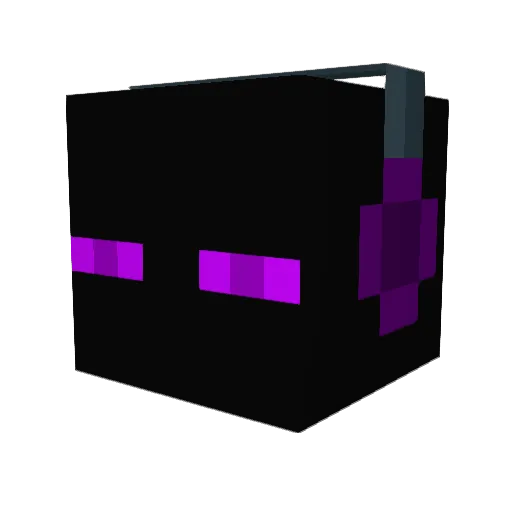 MiddleMC Minecraft avatar head, 3D render