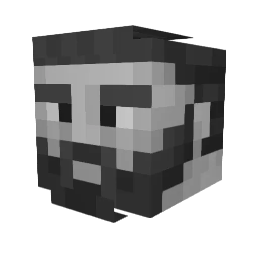 Middlebury Minecraft avatar head, 3D render