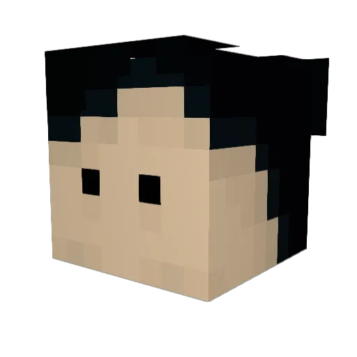 Midewy43 Minecraft avatar head, 3D render