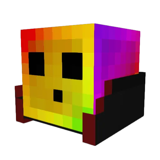 MidgetOfFury Minecraft avatar head, 3D render