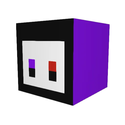 Midgets Minecraft avatar head, 3D render