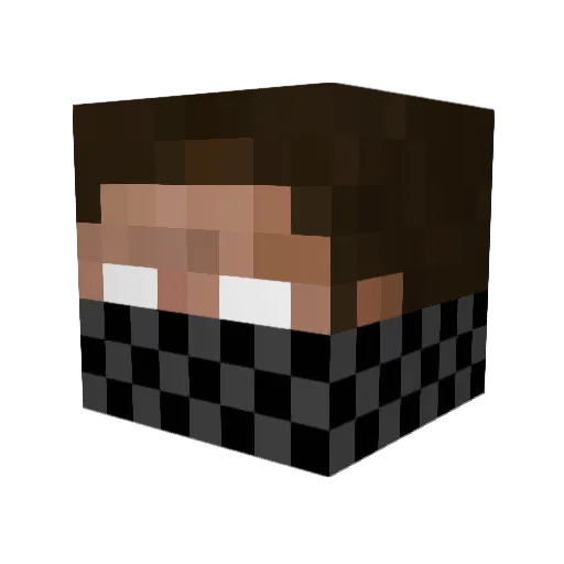 MidgeySimo27 Minecraft avatar head, 3D render