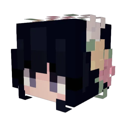 Midknight13 Minecraft avatar head, 3D render