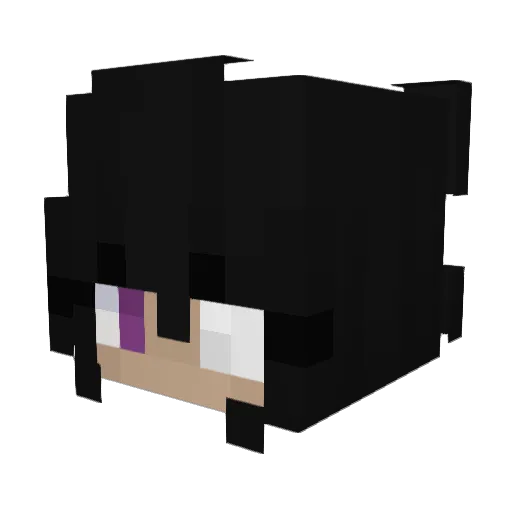 Midmoon3514 Minecraft avatar head, 3D render