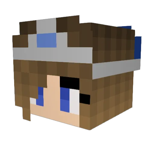 Midnight202 Minecraft avatar head, 3D render