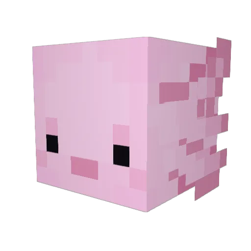 MidnightCat235 Minecraft avatar head, 3D render