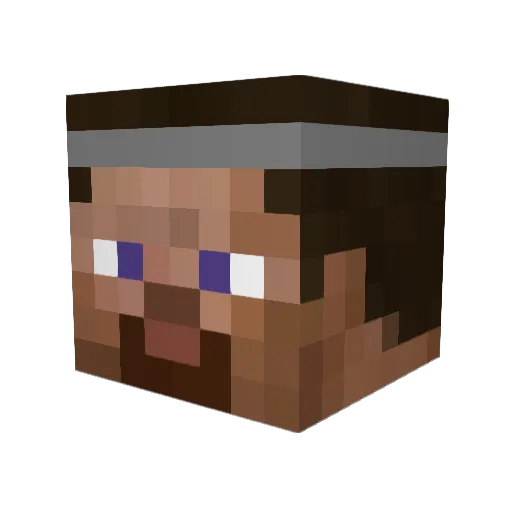 MidnightHoss Minecraft avatar head, 3D render