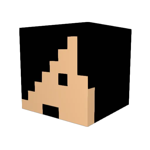 MidnightMaston Minecraft avatar head, 3D render