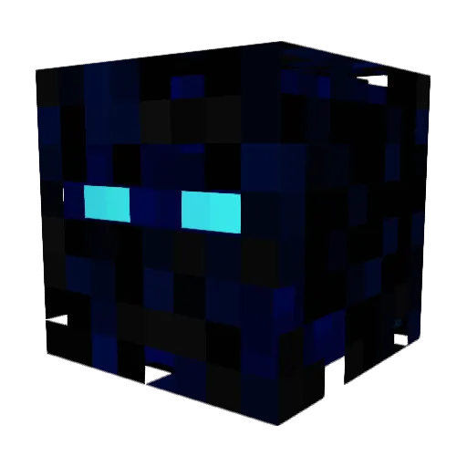 Midnight_013 Minecraft avatar head, 3D render
