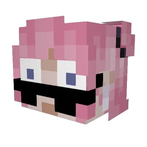 Midnight_Finn Minecraft avatar head, 3D render