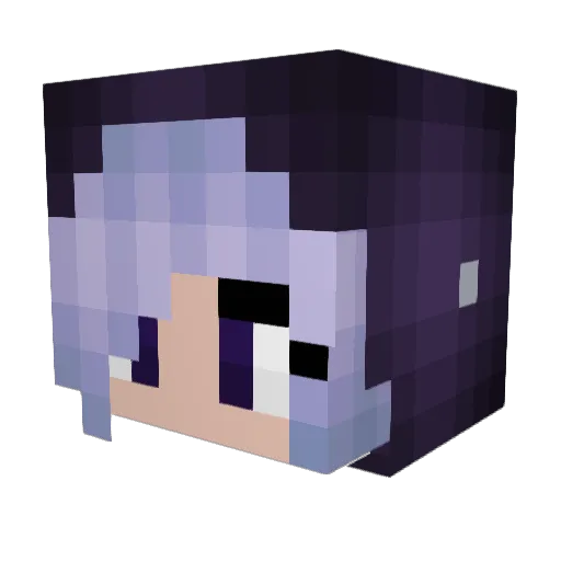 Midnight_Sun25 Minecraft avatar head, 3D render