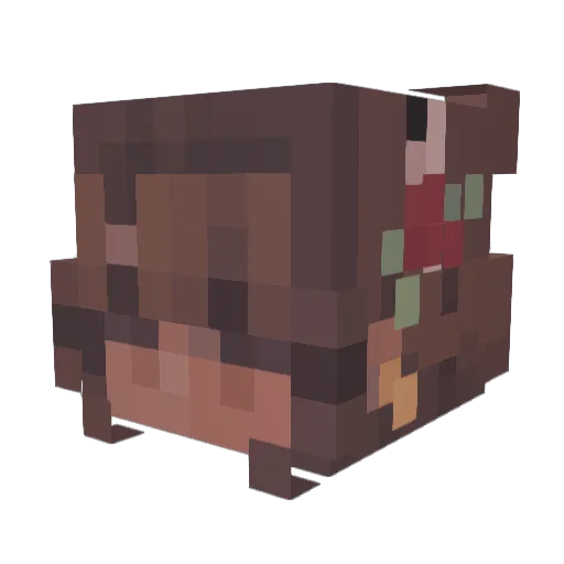 Midnightrose333 Minecraft avatar head, 3D render