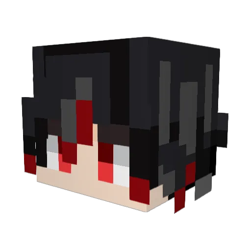 MidnighttSheep Minecraft avatar head, 3D render