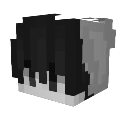 Midraxzz16 Minecraft avatar head, 3D render