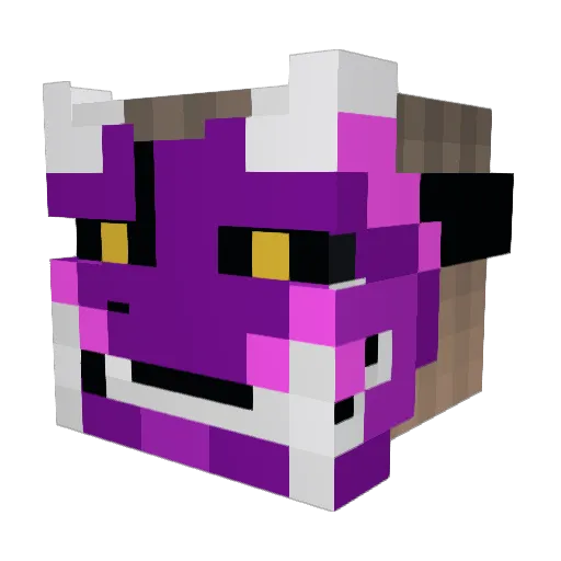 Midwest_Punk Minecraft avatar head, 3D render