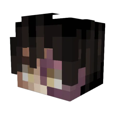 MidwesternGamer Minecraft avatar head, 3D render