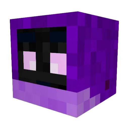 Midwy Minecraft avatar head, 3D render