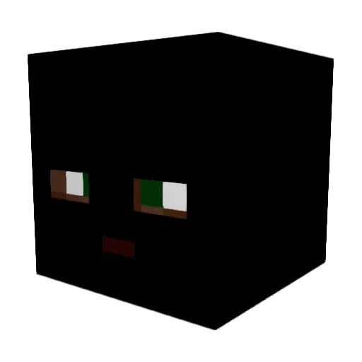 MiechoMC Minecraft avatar head, 3D render