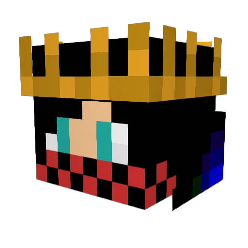MiedziX Minecraft avatar head, 3D render