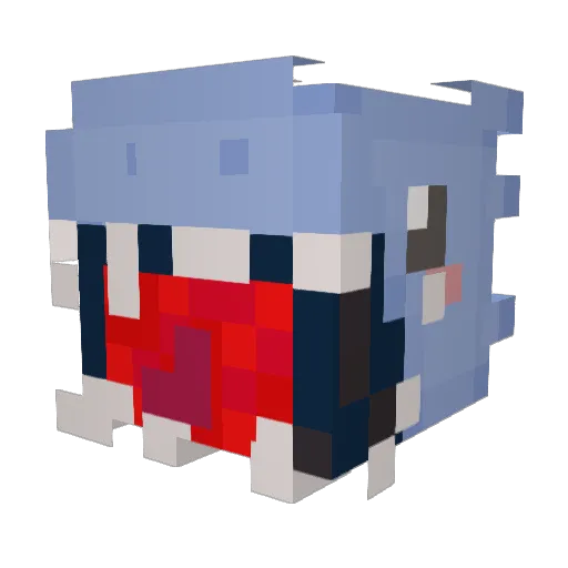 Miedziany___ Minecraft avatar head, 3D render