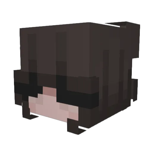 Mieke188 Minecraft avatar head, 3D render