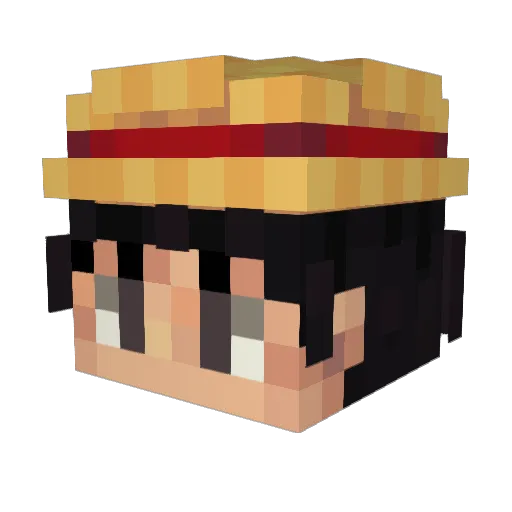Mieksel033 Minecraft avatar head, 3D render