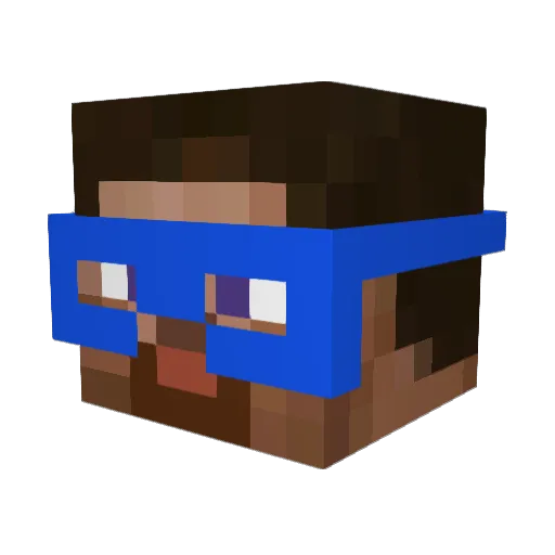 Mielitz_20 Minecraft avatar head, 3D render