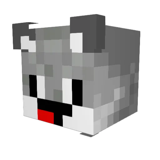 Mientus33 Minecraft avatar head, 3D render