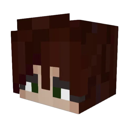 Miese881 Minecraft avatar head, 3D render