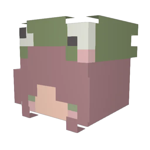 Mifa712 Minecraft avatar head, 3D render
