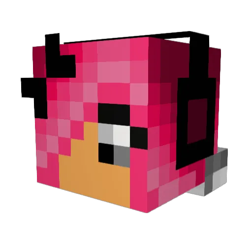 Mifferify Minecraft avatar head, 3D render
