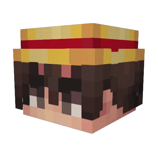 Miffy94 Minecraft avatar head, 3D render