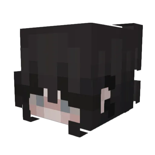 Migdolass Minecraft avatar head, 3D render