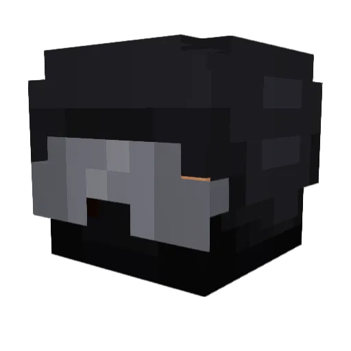 Migeelree Minecraft avatar head, 3D render