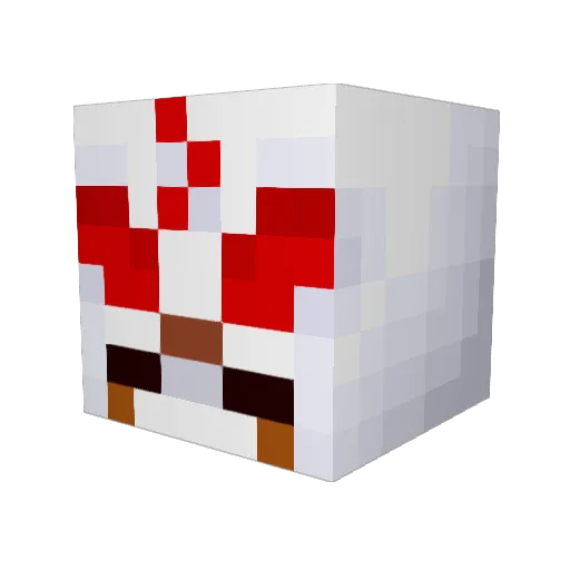 MiggaTheLegend Minecraft avatar head, 3D render