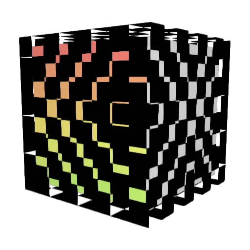 Miggenz Minecraft avatar head, 3D render